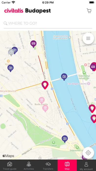 Capturas de pantalla de Budapest Guide Civitatis.com