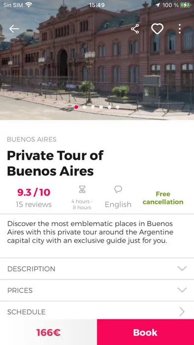Captures d'écran de Buenos Aires Guide Civitatis