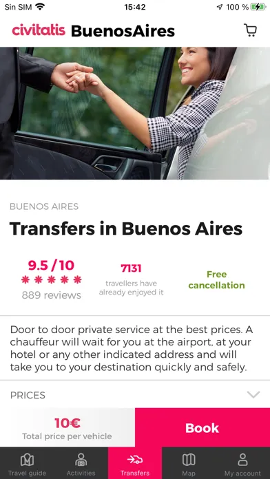 Captures d'écran de Buenos Aires Guide Civitatis