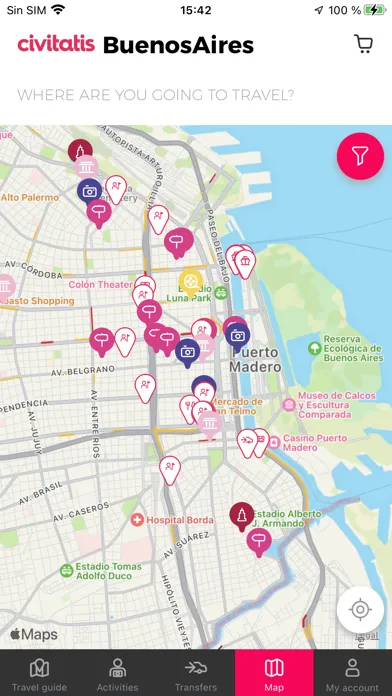Captures d'écran de Buenos Aires Guide Civitatis