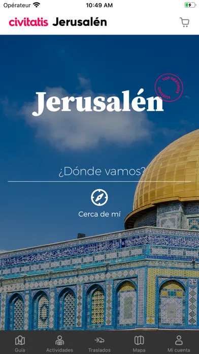 Capturas de pantalla de Guía de Jerusalén Civitatis
