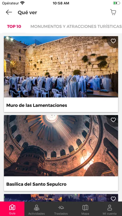 Capturas de pantalla de Guía de Jerusalén Civitatis