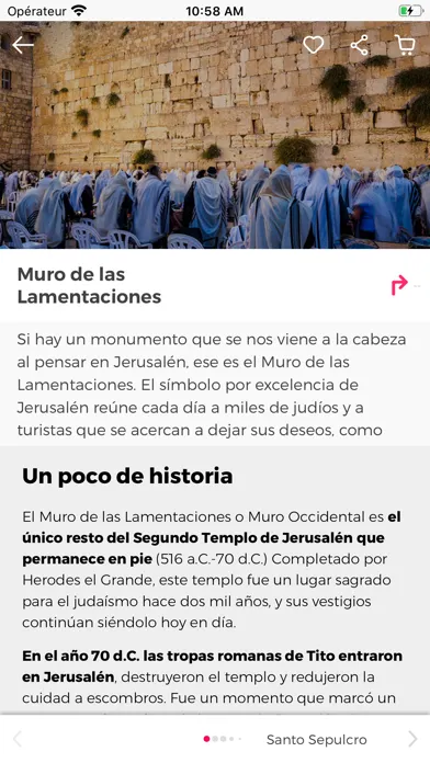Capturas de pantalla de Guía de Jerusalén Civitatis