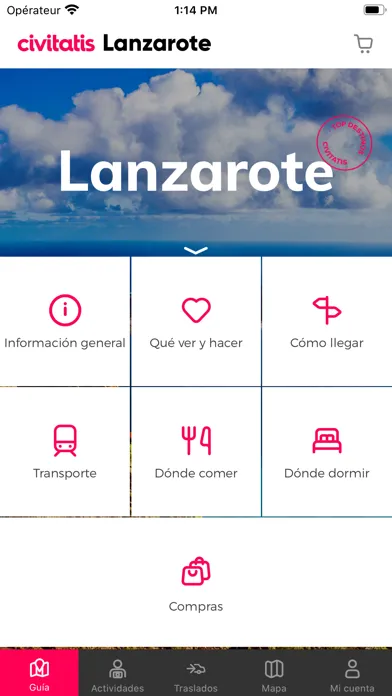 ภาพหน้าจอของ Lanzarote Guide by Civitatis
