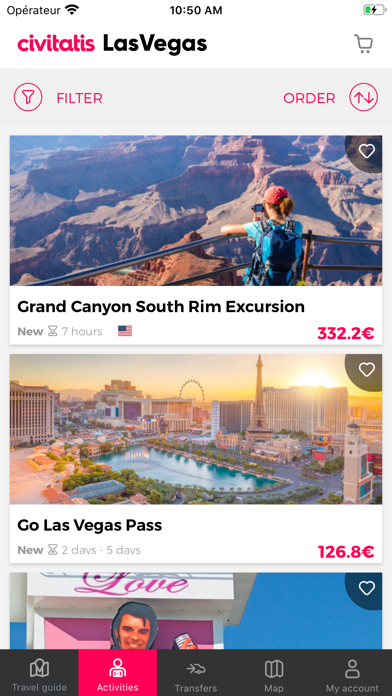 Ảnh chụp màn hình của Las Vegas Guide Civitatis.com