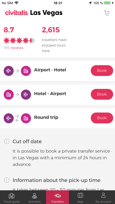 Ảnh chụp màn hình của Las Vegas Guide Civitatis.com