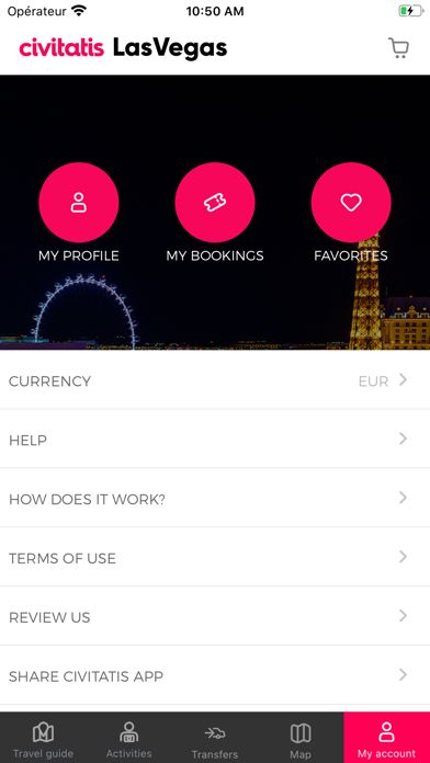 Ảnh chụp màn hình của Las Vegas Guide Civitatis.com