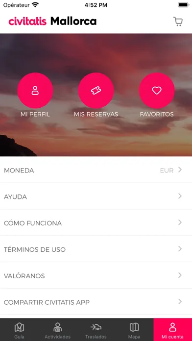 Guia de Mallorca Civitatis.com سکرین شاٹس