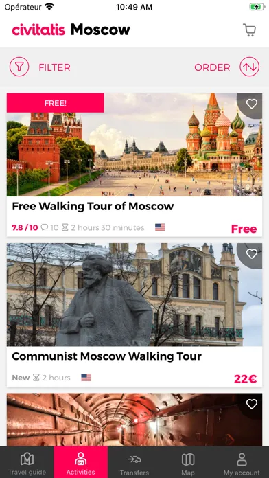 Capturas de tela do Moscow Guide by Civitatis.com