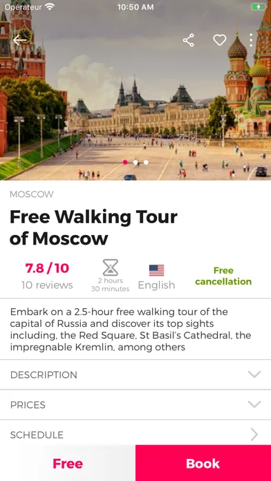 Capturas de tela do Moscow Guide by Civitatis.com