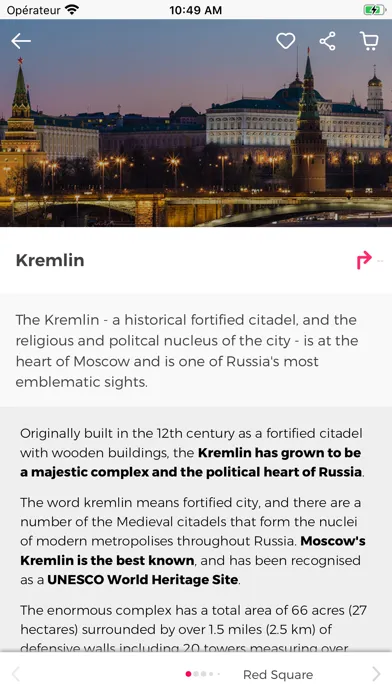 Capturas de tela do Moscow Guide by Civitatis.com