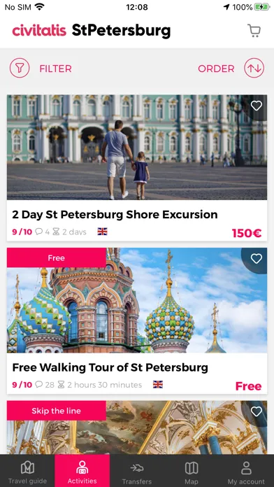 ภาพหน้าจอของ St Petersburg Guide Civitatis