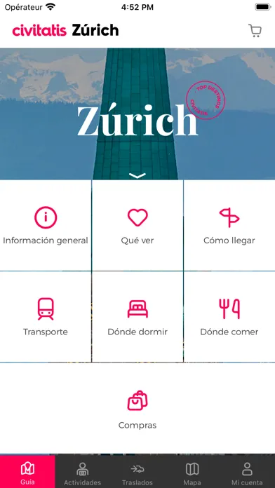 Tangkapan layar Guía de Zúrich Civitatis.com