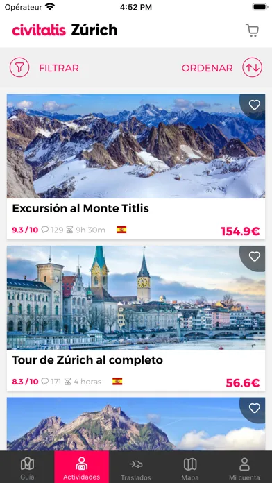 Tangkapan layar Guía de Zúrich Civitatis.com