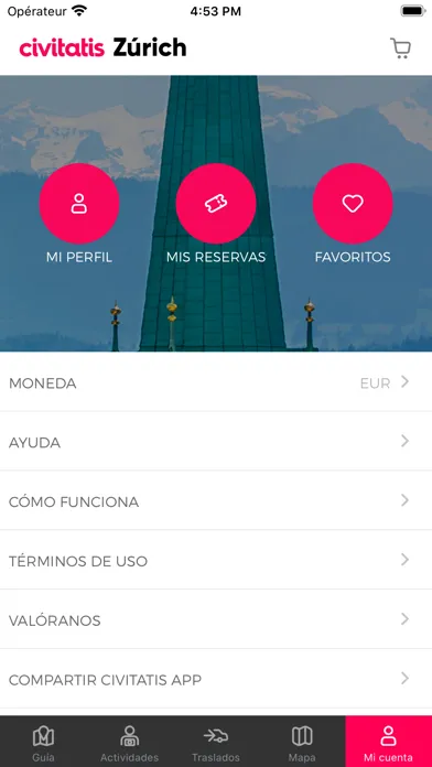 Tangkapan layar Guía de Zúrich Civitatis.com