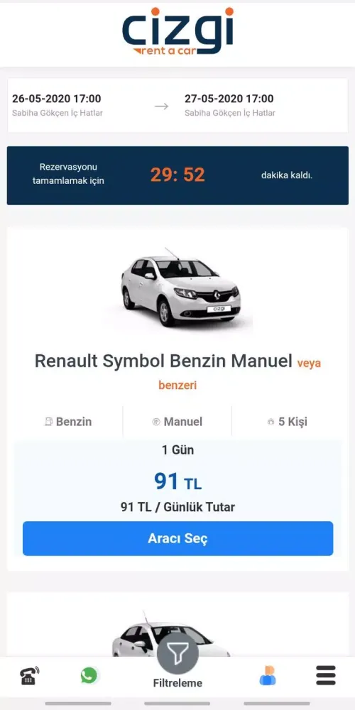 Cizgi Rent A Car - Rental Car Screenshots