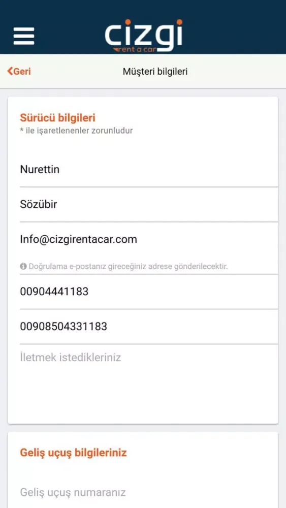 Cizgi Rent A Car Screenshots