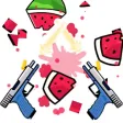 Shooting battle-fun gun Shooting battle-fun gun