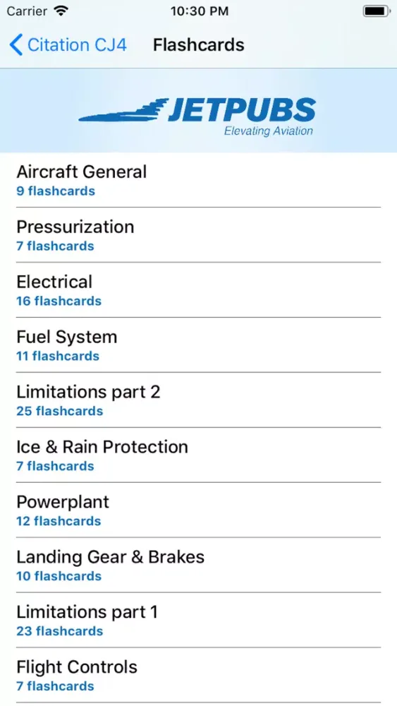 تصاویر Citation CJ4 Study App