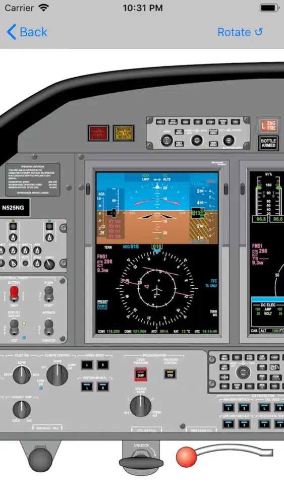 تصاویر Citation CJ4 Study App