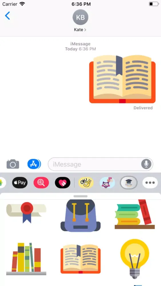 College Professional Stickers Screenshots