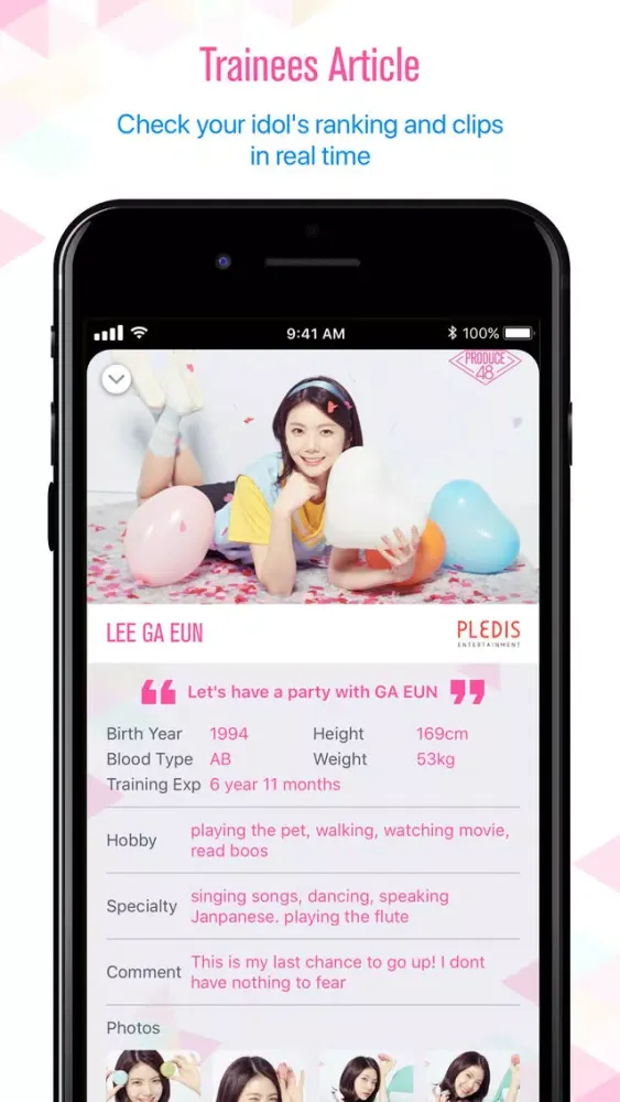 TVING Global for PRODUCE 48 Ekran Görüntüleri