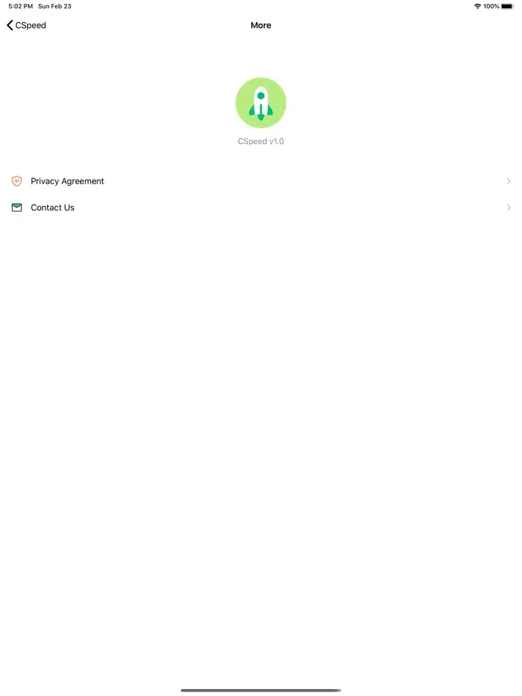 ภาพหน้าจอของ CSpeed VPN - fast vpn iPad 