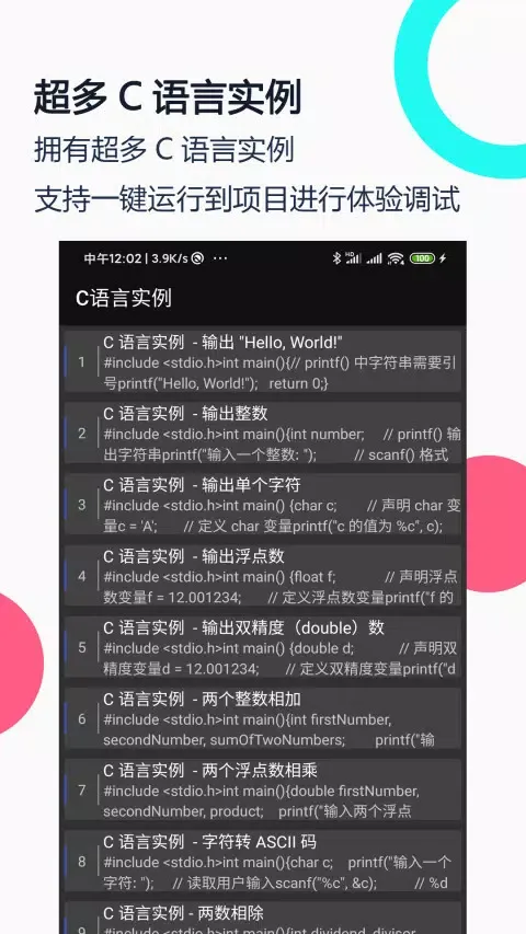 Скриншоты C语言编译器IDE