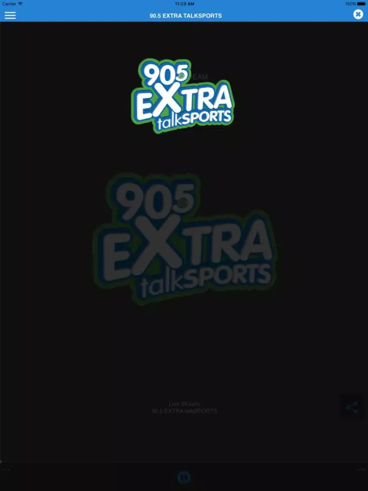 Ảnh chụp màn hình của 90.5 Extra talkSPORTS iPad 