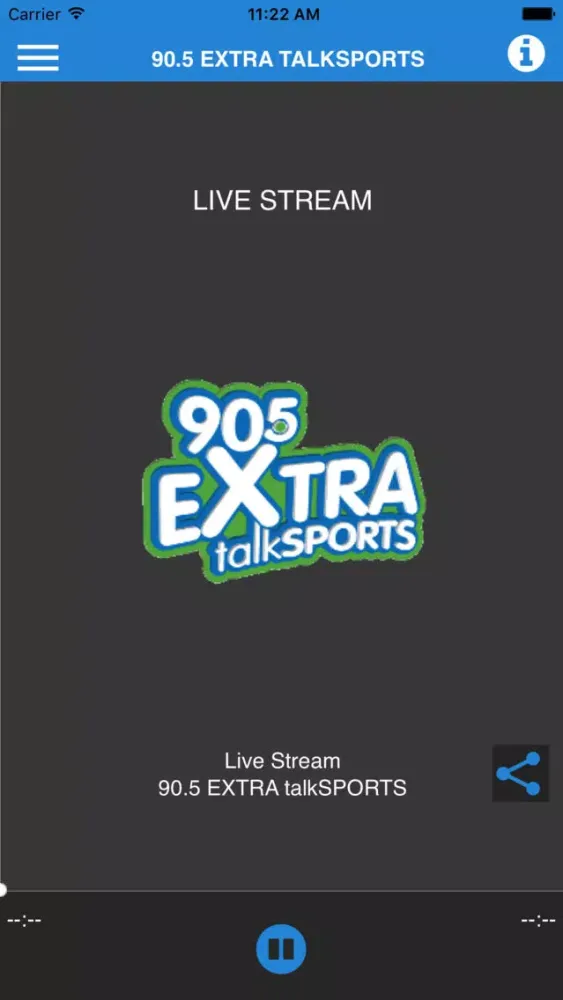 Ảnh chụp màn hình của 90.5 Extra talkSPORTS