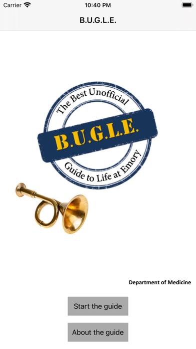 Captures d'écran de Emory BUGLE