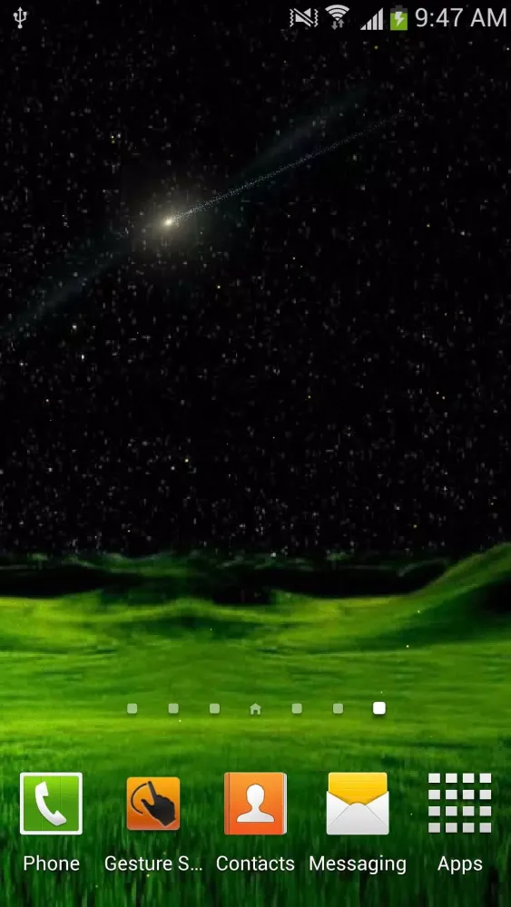 Meteors star night wallpaper應用截圖