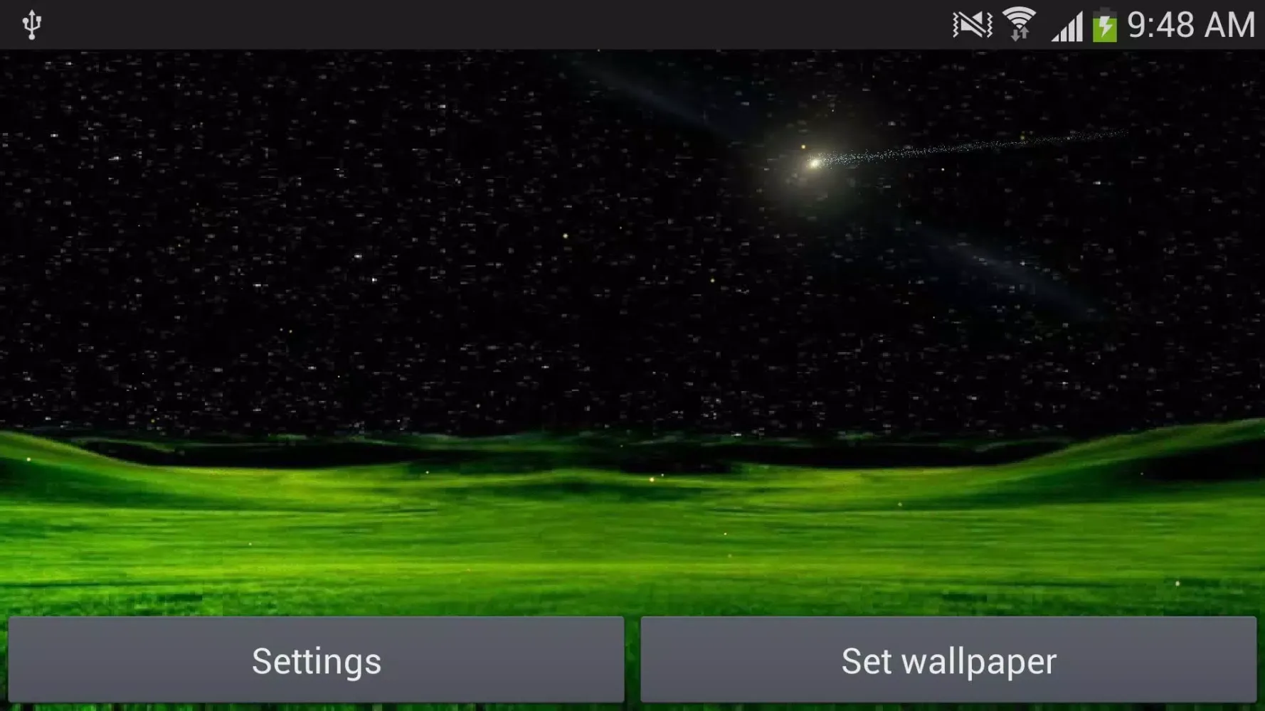 Meteors star night wallpaper應用截圖