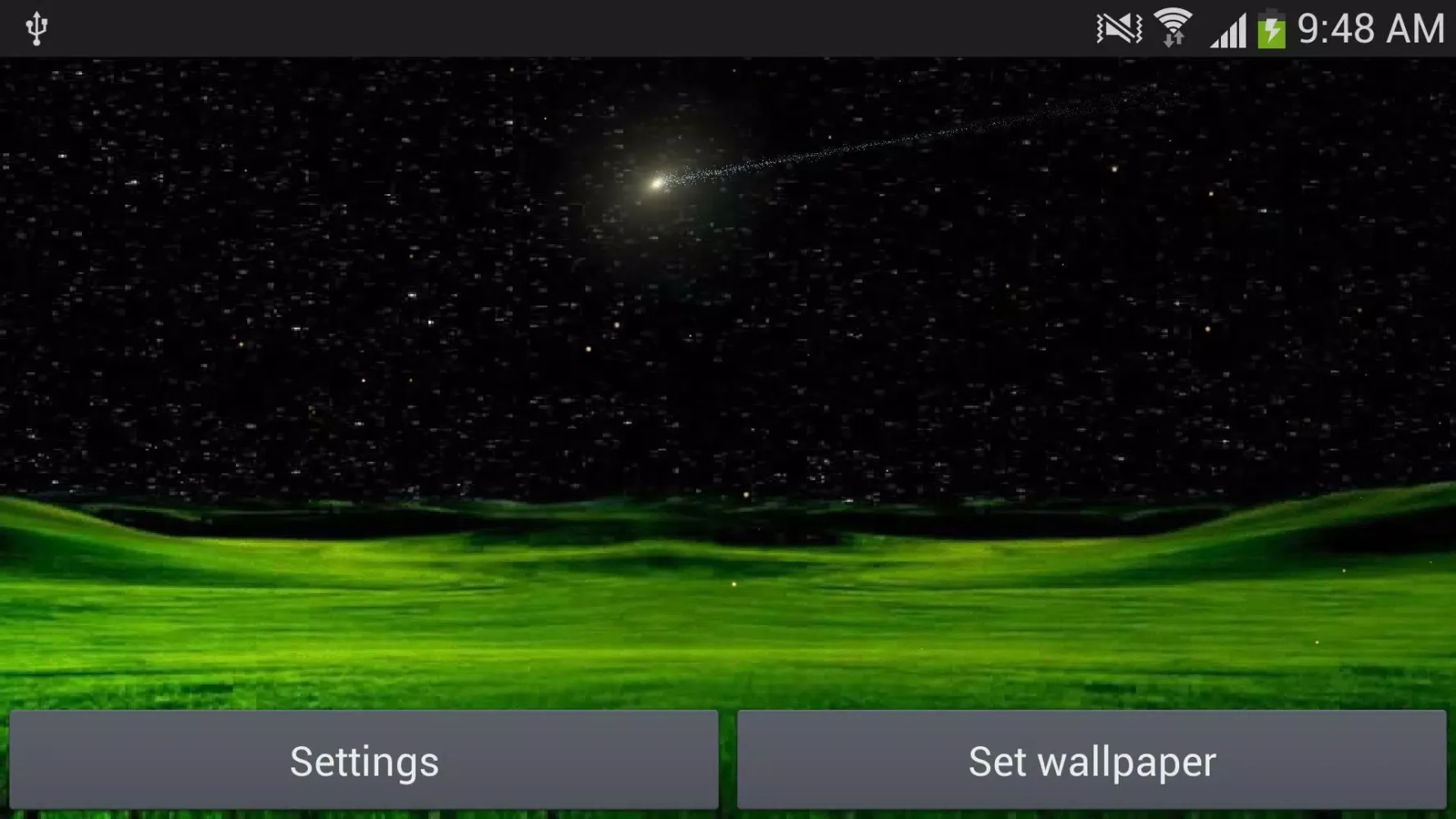 Meteors star night wallpaper應用截圖