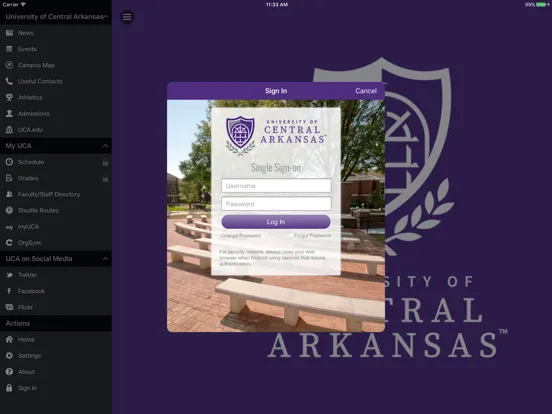 University of Central Arkansas iPad  স্ক্রিনশট