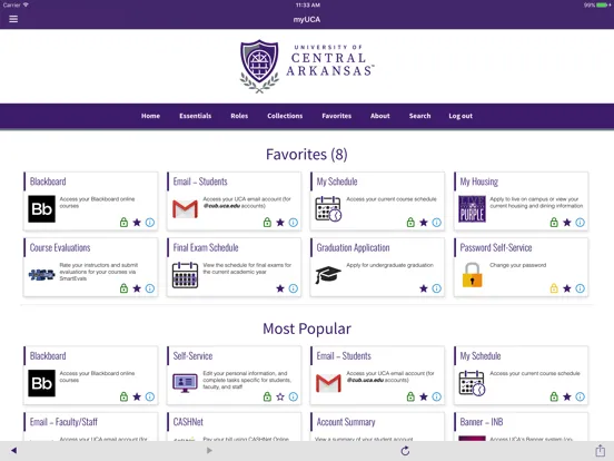 University of Central Arkansas iPad  স্ক্রিনশট