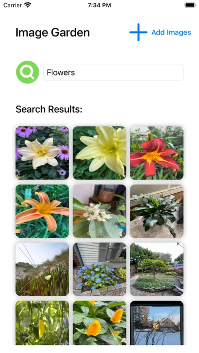 Screenshot di Image Garden