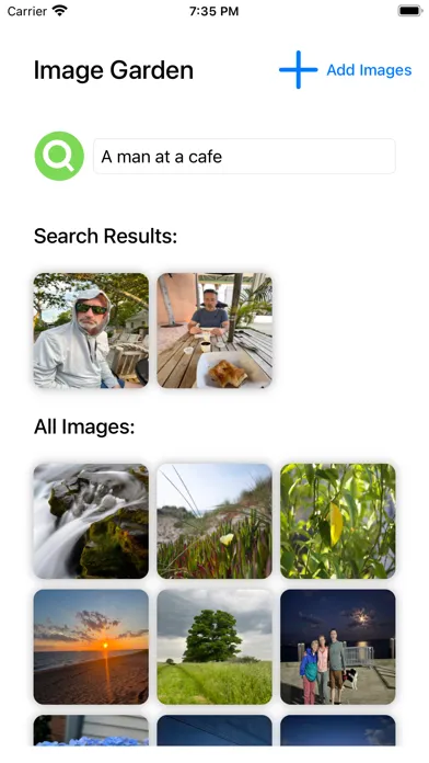 Screenshot di Image Garden