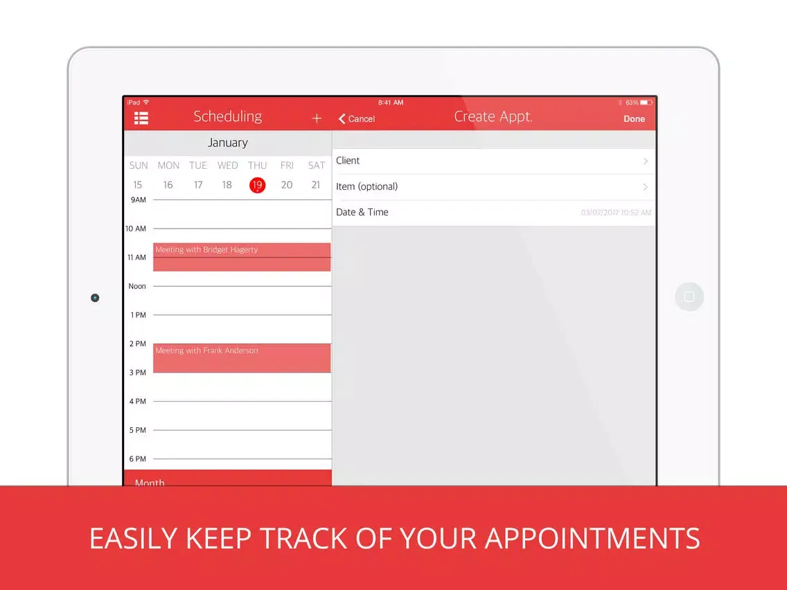 ภาพหน้าจอของ Canadian Merchant Services iPad 