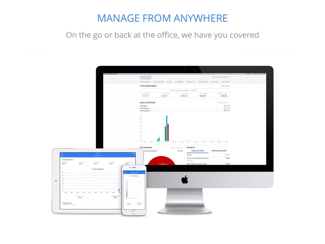 Invoice Maker Invoices Unltd iPad  سکرین شاٹس