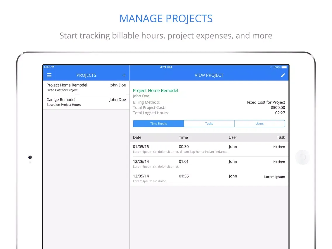 Invoice Maker Invoices Unltd iPad  سکرین شاٹس