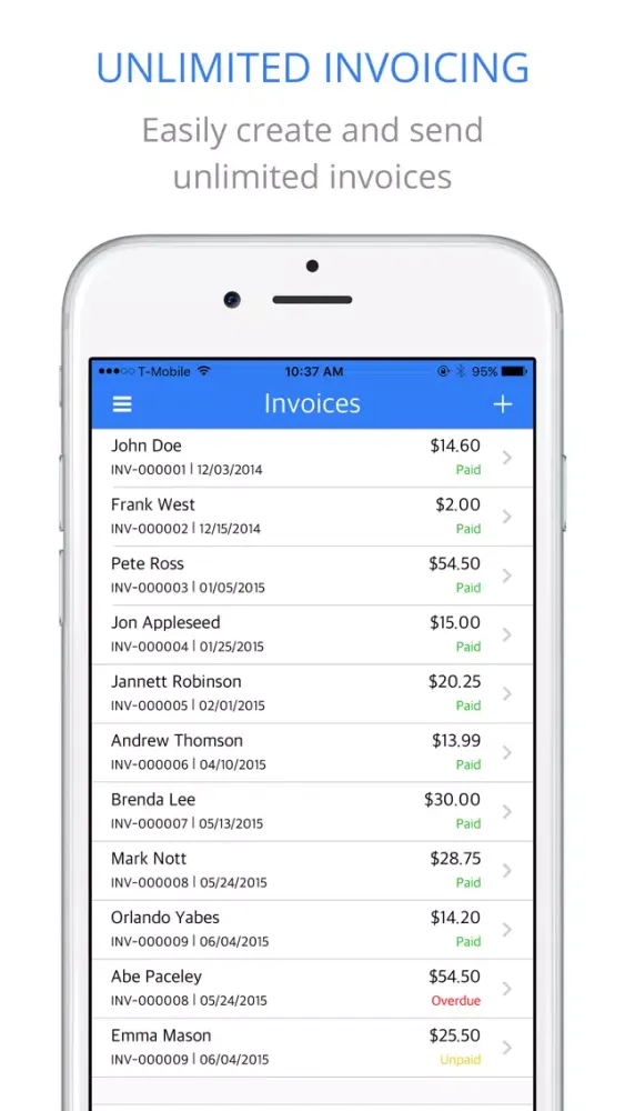 Invoice Maker Invoices Unltd سکرین شاٹس
