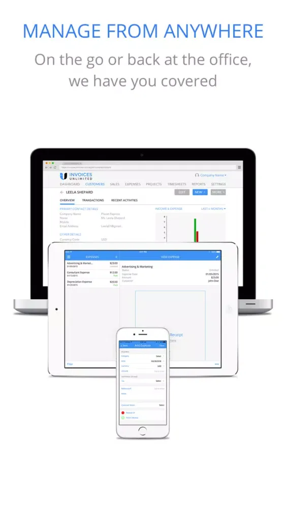 Invoice Maker Invoices Unltd سکرین شاٹس