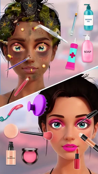 Capturas de pantalla de ASMR Doctor Makeover Spa Salon