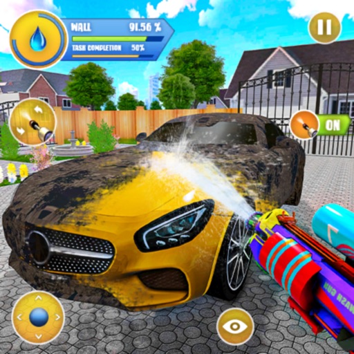 Power Wash Car Wash Game 3D