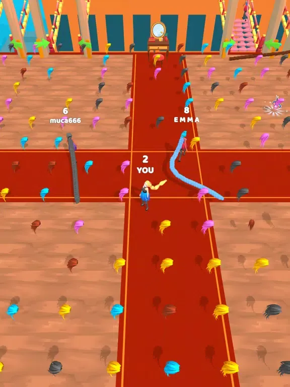 Tangkapan layar Hair Race.io iPad 