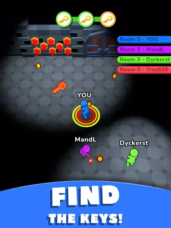 Capturas de tela do Dark.io - Run For Your Life iPad 