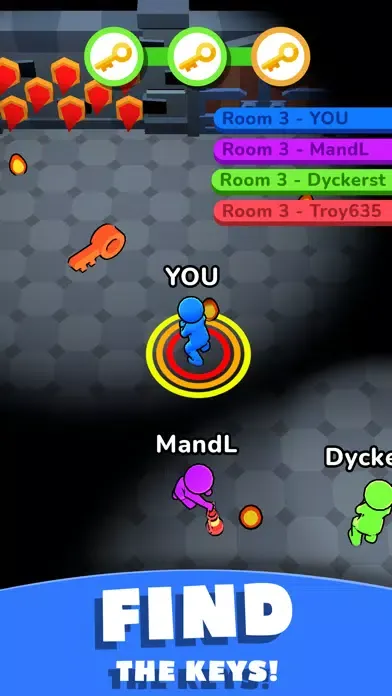 Capturas de tela do Dark.io - Run For Your Life