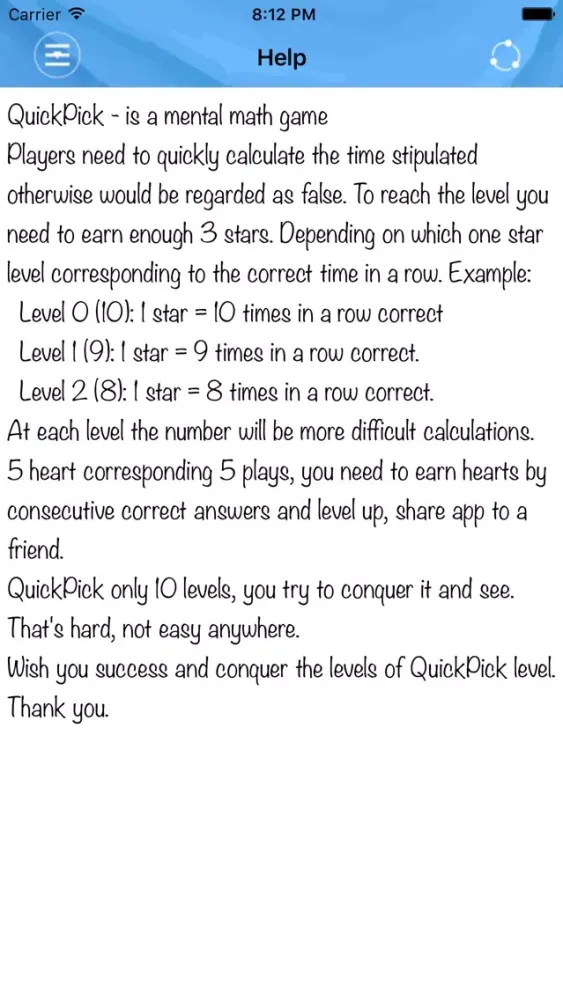 QuickPick應用截圖