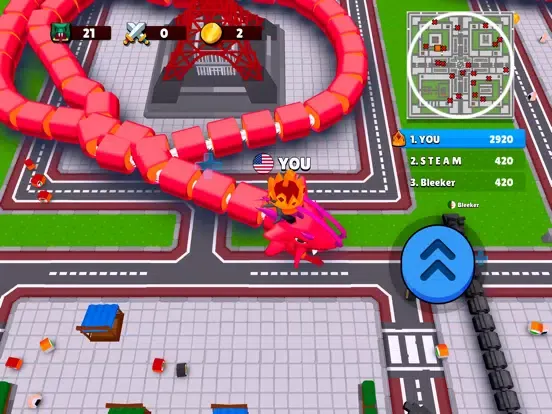 Snake Wars: City Battle iPad  স্ক্রিনশট